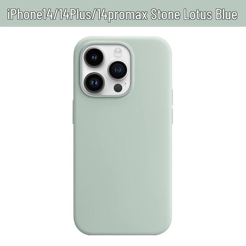 Unisex Liquid Silicone Magnetic Phone Case for iPhone 15/15 Pro Max, Drop-Proof