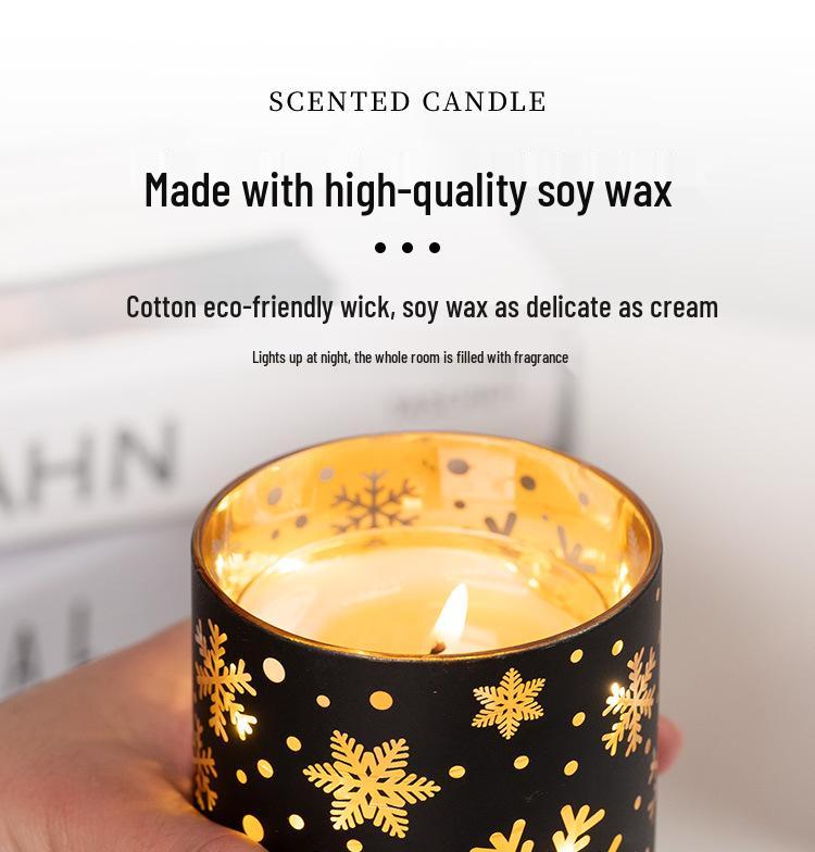 LED Aromatherapy Candle Night Light: Christmas Atmosphere Fragrance Ornaments