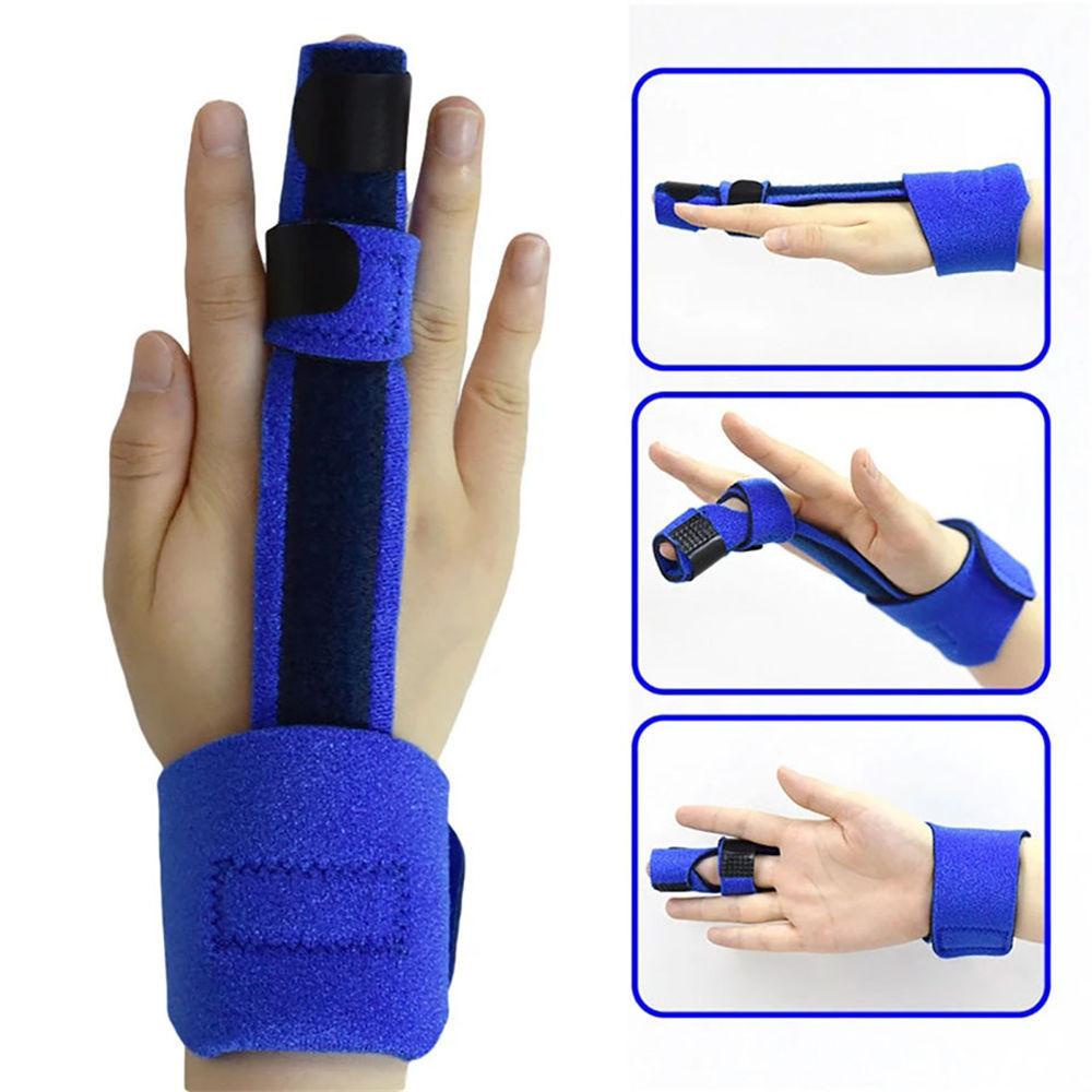 1Pcs Finger Splint Brace Thumb Care Adjustable Support Stabilizer Built-in Aluminum Alloy Fix Arthritis Pain Relief Health Care