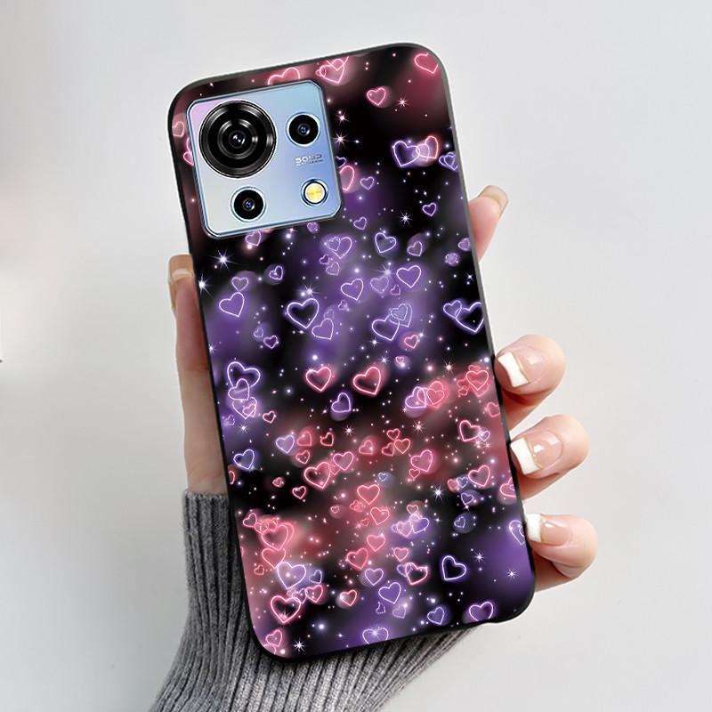 For ZTE Blade V50 Vita Case Luxury Cute Love Rabbit Funny Black Soft Silicone Phone Casing For ZTE BladeV50 Vita V50Vita Cover