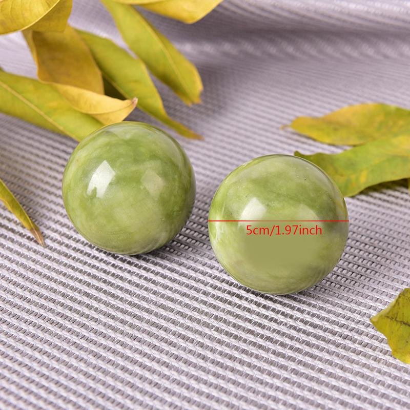Health Exercise Stress Hand Wrist Natural Jade Ball Health Hand Massage Ball