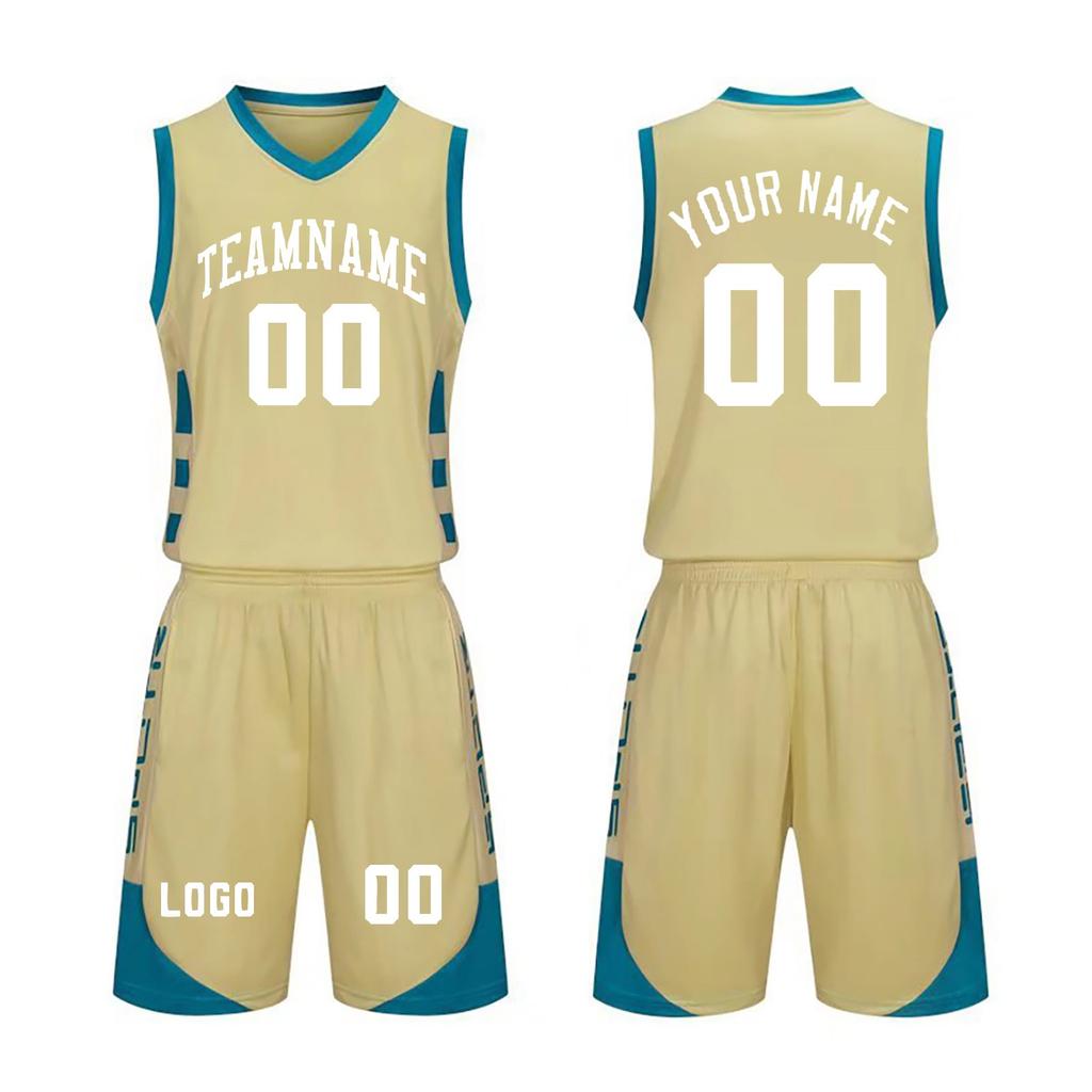 Customizable Basketball Set 2 Piece DIY Sports Uniform for Men Women