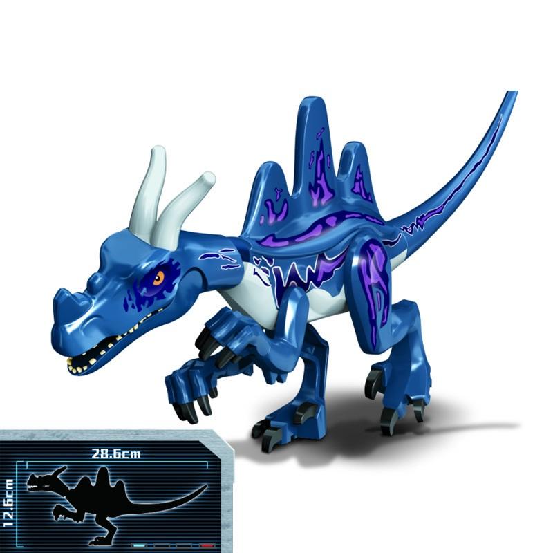 Jurassic Dinosaur World Park Indominus Rex Gyrosphere Escape Ball Owen Blue Model Building Blocks Enlighten Toys For Children
