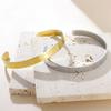  Classic Carving Roman Numerals Bracelet for Women Men Stainless Steel Gold Plated Cuff Bangle Luxury Jewelry Wholesale