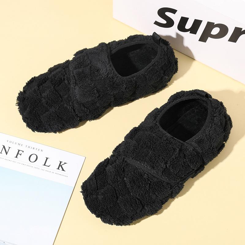 Boutique couple cotton shoes, men's and women's indoor home parent-child children's warm shoes, light walking shoes for the elderly are fashionable