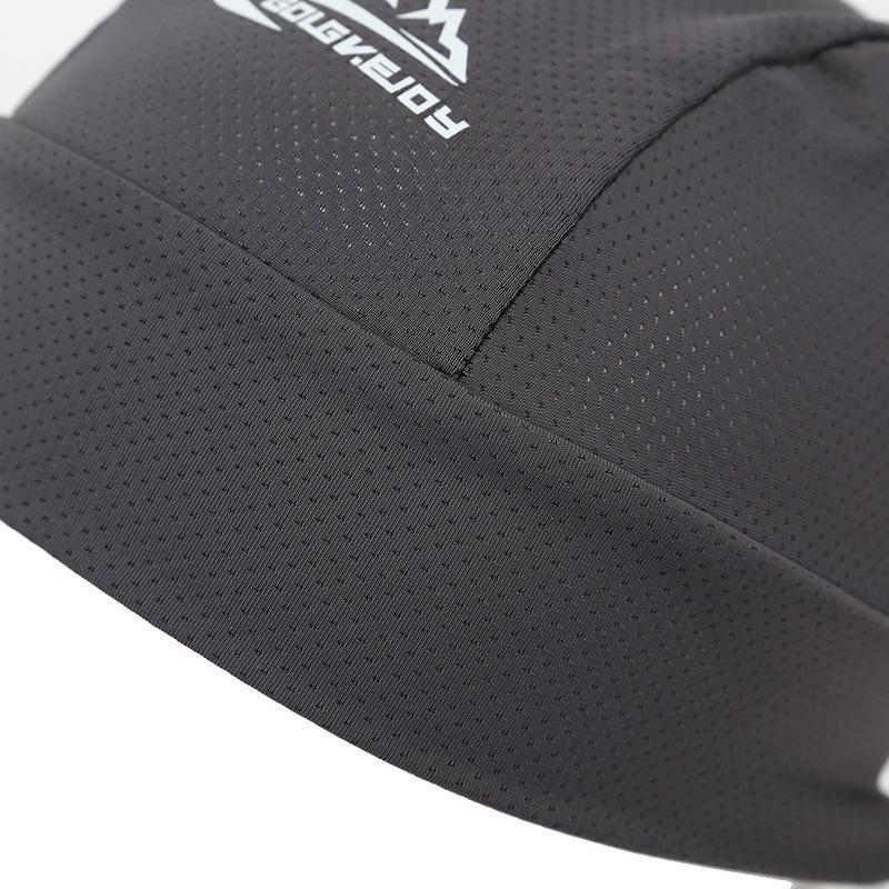 Breathable Ice Silk Motorcycle Cycling Cap, Men's Summer Riding Balaclava Helmet Liner