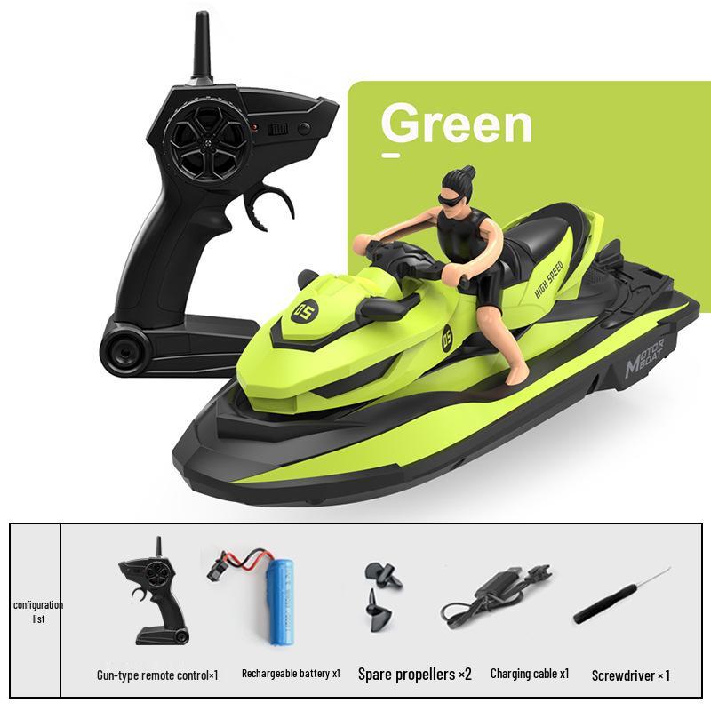 High-Speed Remote Control Boat - Waterproof Electric Toy for Kids