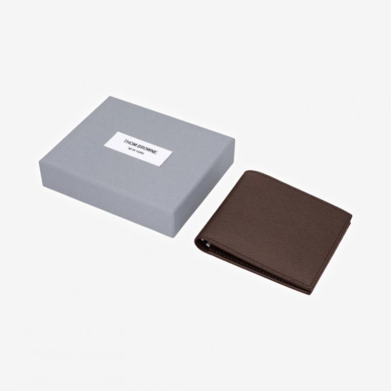 Thom Browne Pebble Grain Three Stripe Wallet Maw023a 00198 205