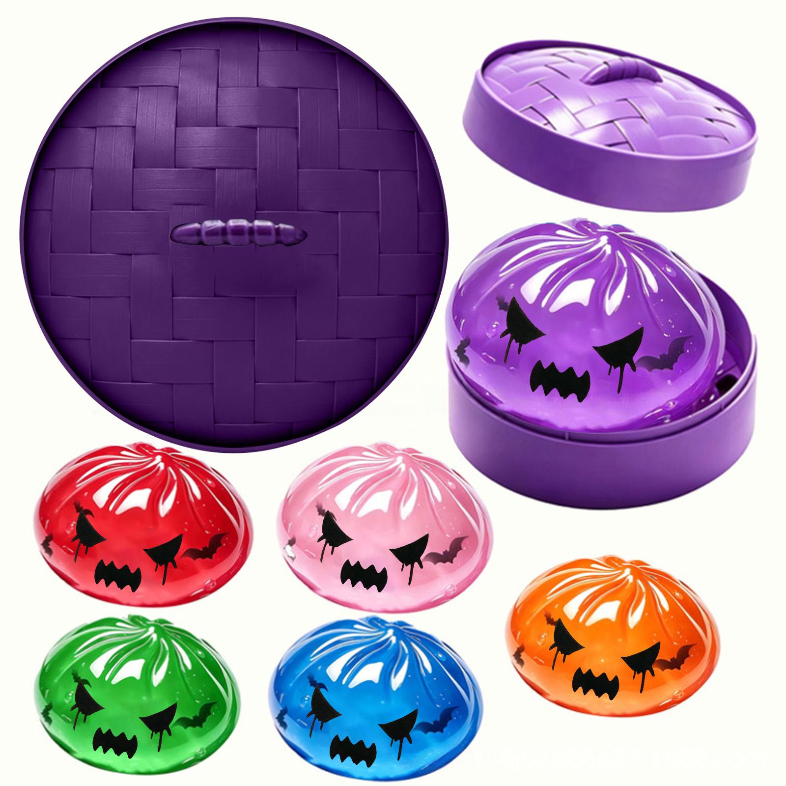 Halloween Steamed Bun Toy Assorted Random Stress for Party Favors and Gifts