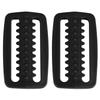 2PCS Heavy Duty ABS Lightweight Slide Buckle Strap Belt Keeper Diving Accessory Black