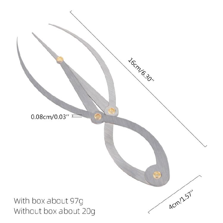 Suwmiarki Golden Mean z wyższą jakością, trzypunktowe pozycjonowanie, suwmiarka Golden Ratio, makijaż, tatuaże, dzieła sztuki