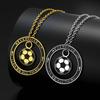 Fashionable and Simple Sports Football Basketball Titanium Steel Necklace Jewelry for Men and Women
