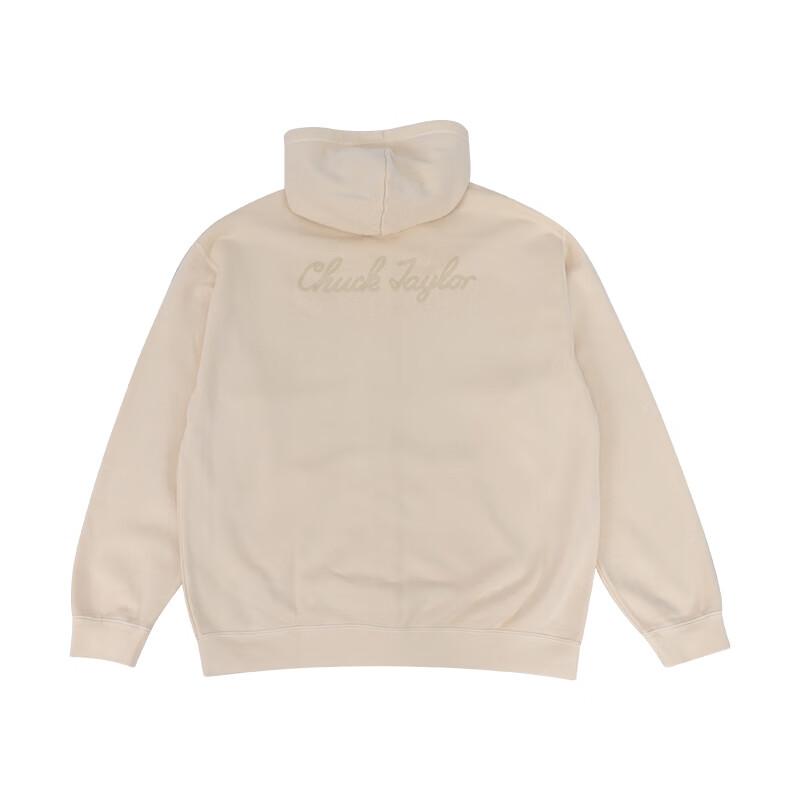 New Converse Sweatshirt Unisex Ecru 10026669-A03