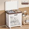 Foldable Large Capacity Laundry Hamper for Bathroom and Household Use