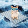 Esterilla Refrigerante para Perros, Almohadilla Refrigerante Transpirable para Perros, Cama Refrigerante Portátil para Perros, Esterilla para Mascotas Lavable a Máquina para Suelo, Transportín, Sofá, Coche