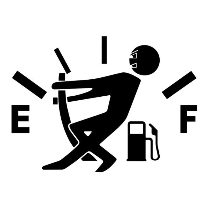 Fuel Tank Cap Sticker Tearable Waterproof Funny Sticker Personalized Reflective Car Sticker