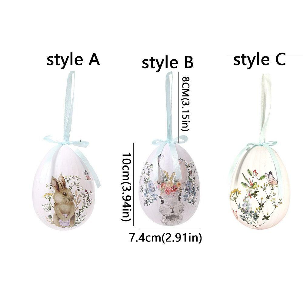 Cartoon Easter Simulation Egg Foam Easter Party Decorations Egg Hanging Ornament  Office Party