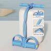 6/8-Tube Pedal Puller Resistance Band with Handle Multifunction Elastic Yoga Sit-up Pull Rope Men Women Pedal Tensioner Exerciser Workout Equipment