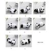 8pcs/set Ceramic Creative Panda Chopstick Holder Stand Chinese Style Chopsticks Rest Home Gadgets Tableware Kichen Accessories