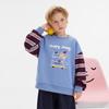 Unisex Kids' Striped Round Neck Sweatshirt