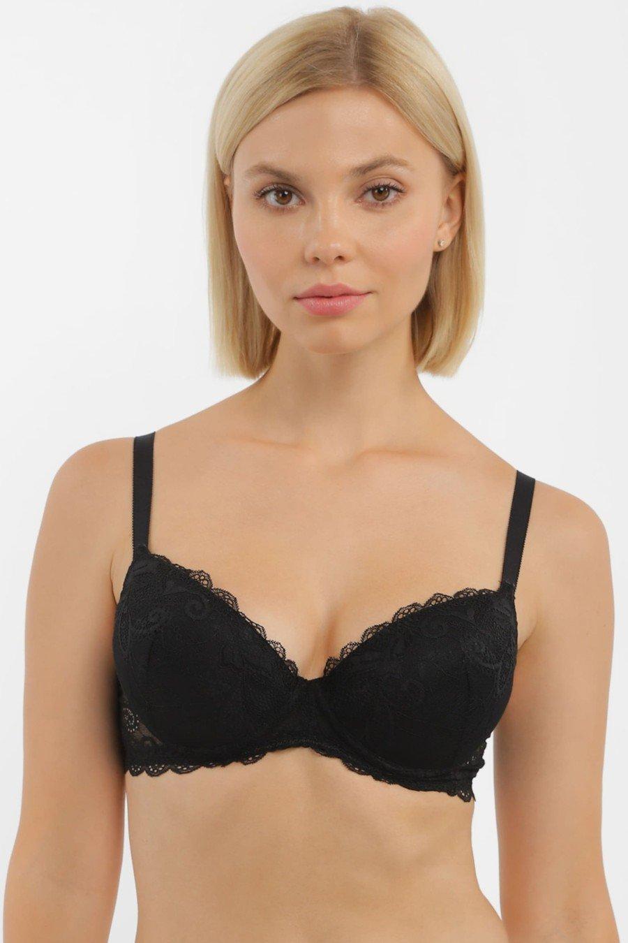 

Бюстгальтер push-up Sambario (93383) 70C прозорий колір чорний