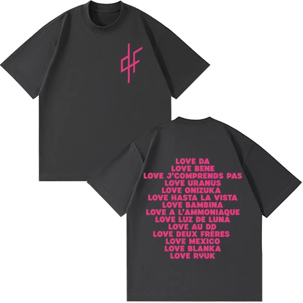 I Love Fashion Graphic Print Harajuku T-shirts Men Women Hip Hop Fashion T-shirt Aesthetic Trend T Shirt