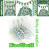 Cartoon Football Theme Party Tableware Plates Napkins And Favors For Kids Events