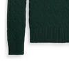Polo Ralph Lauren Solid Color Logo Embroidered Cable Knit Turtleneck Sweater Kids Sweater Green 323868894-016