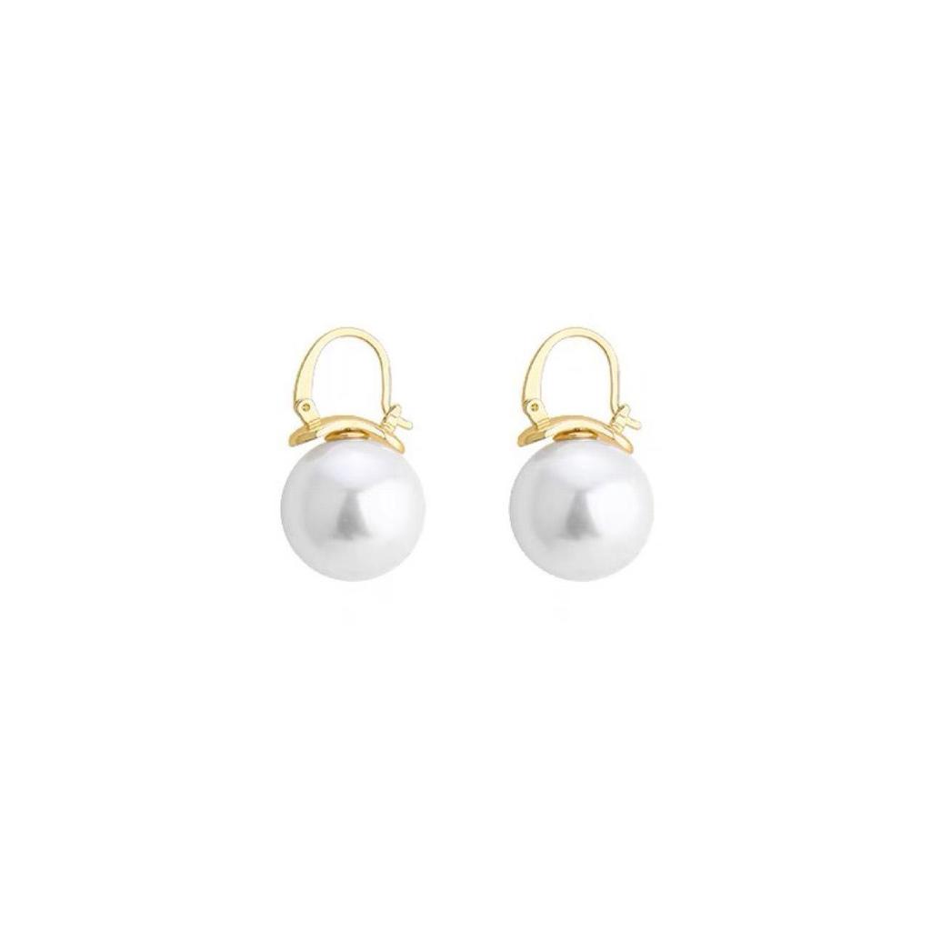 2021 Retro-Style Pearl Earrings by Dong Qing: Elegant, Simple, High-End Design for Women