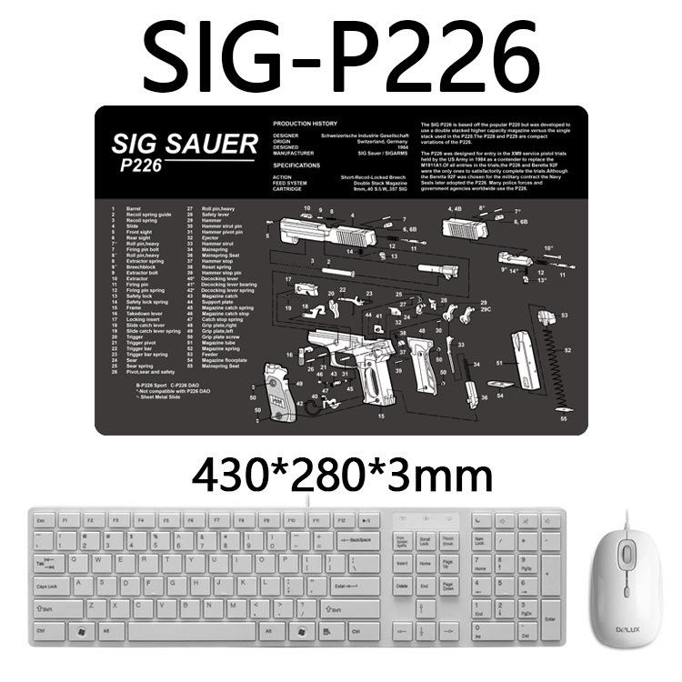 Ergonomic Mouse and Desk Pad for Office Use