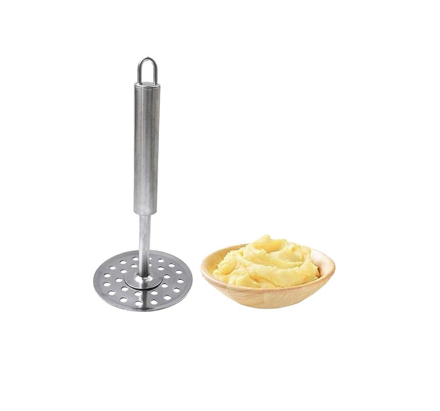 TreegoArt Stainless Steel Non Slip Handle Potato Masher Vegetable Masher For Home And Kitchen Tool - Pack Of 1