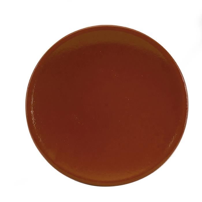 Plat à Gratin Raimundo Faïence Marron Ø 30 cm (6 Unités)