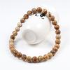 Natural Stone Malachites Beaded Bracelet Men Classic Round Picture Beads Women Jewelry Yoga Meditation Rosary Bangles Gifts