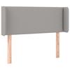 VidaXL Headboard with Ears Light Grey 83x16x78-88 Cm Fabric3118602