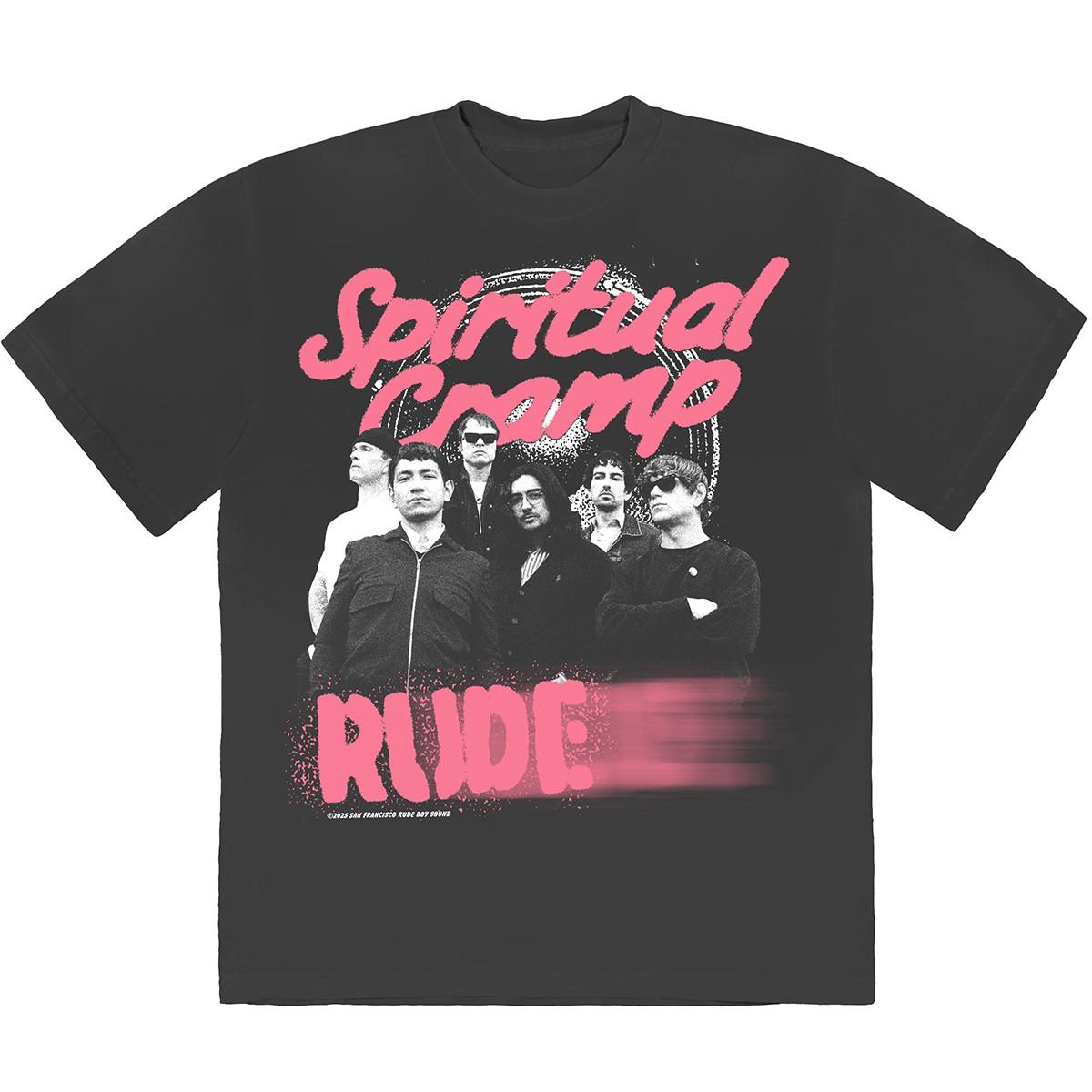 RUDE Album Spiritual Cramp Band T Shirt Black Unisex S-5XL EM1545 XXXXL
