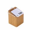 Wood Base Price Tag Holder Acrylic Window Acrylic Label Stand Display Stand  Jewelry Display