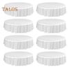 8 Pcs Thickened Table Cover Simple Style Pure Color Round Shape Anti-Slip Easy Care Stain-proof Waterproof Table Protection Banquets Party Decoration