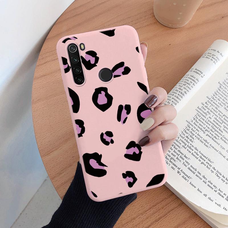 Case For Redmi Note 8 8T Soft Silicone TPU Back Cover Case Protective Coque For Redmi Note8 Shell 8 T Leopard Painted Bumper