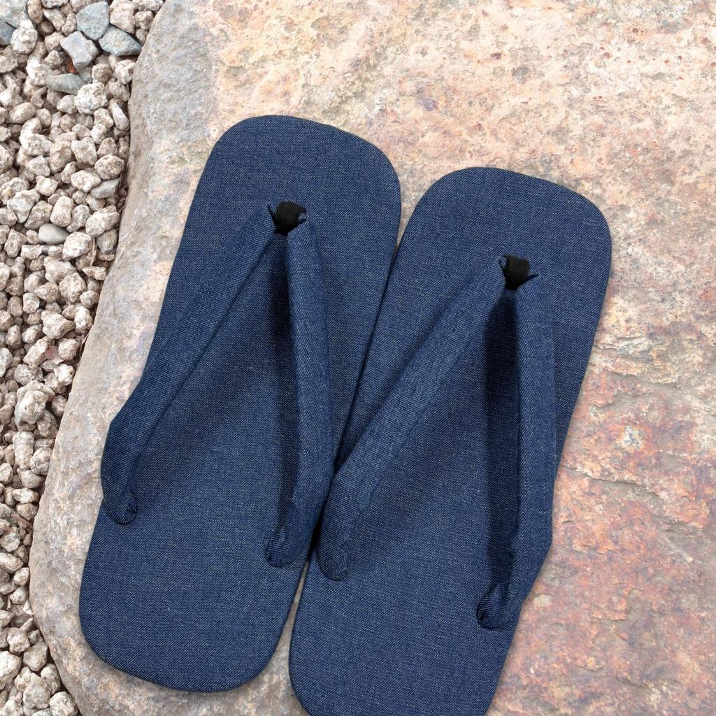 Edoten Large Size Shigi Candy Sole All Size Size 3L Men's Sandals, Denim, 28.5cm (9.5 inches),