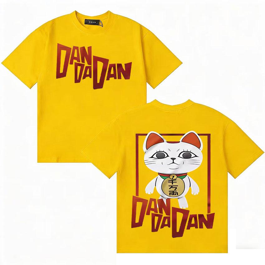 Japanese Unisexga Dandadan Tshirt Hipster Unisexs Women Hip Hop Tshirts Summer High Quality Casual Cozy Short Sleeve T Shirt Unisex