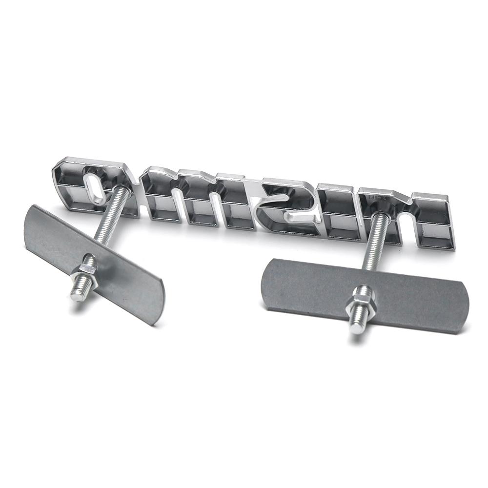 Car Front Rear Tail Trunk Bumper Nismo Emblem Stickers For Nissan Nismo X-trail GTR Qashqai Note Juke Sentra Patrol Navara Micra