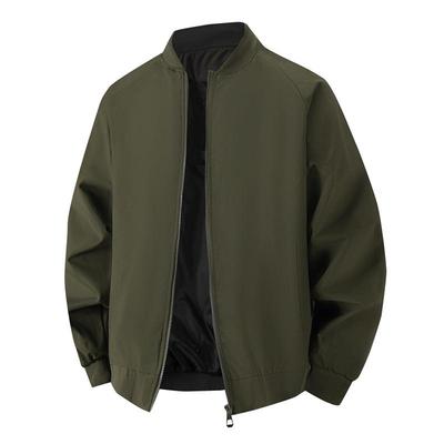 2025 Herren American Retro einfarbige Baseball-Pilotenjacke