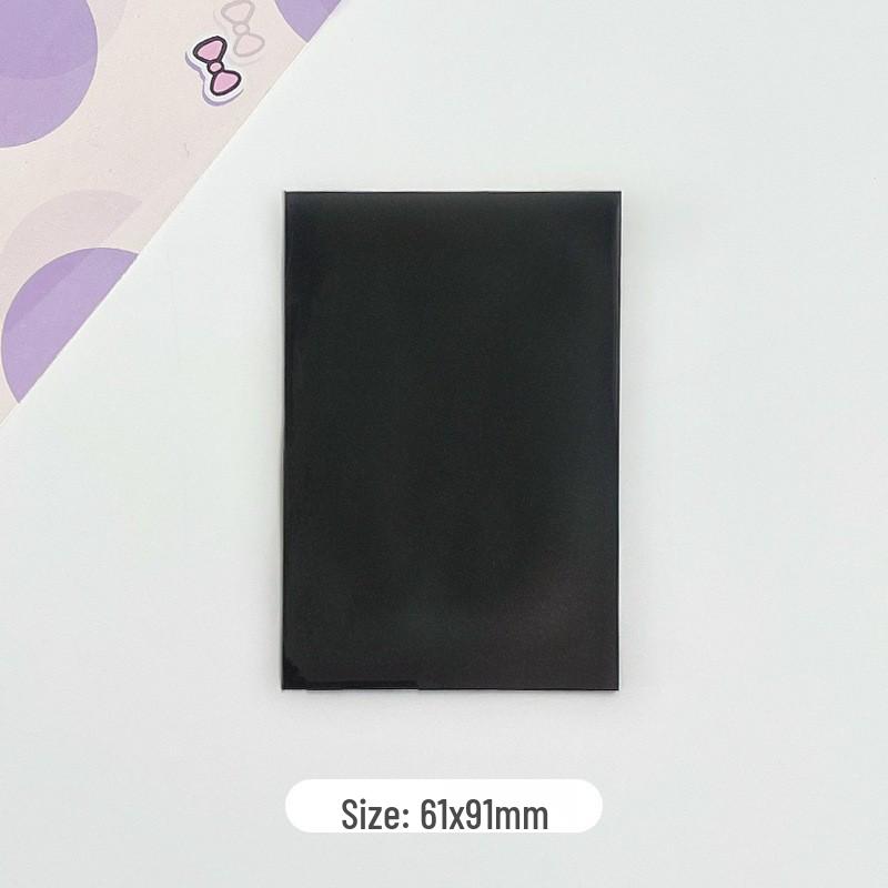 Transparent Two-Layer Macaron Color Card Holder for Photos and Small Cards