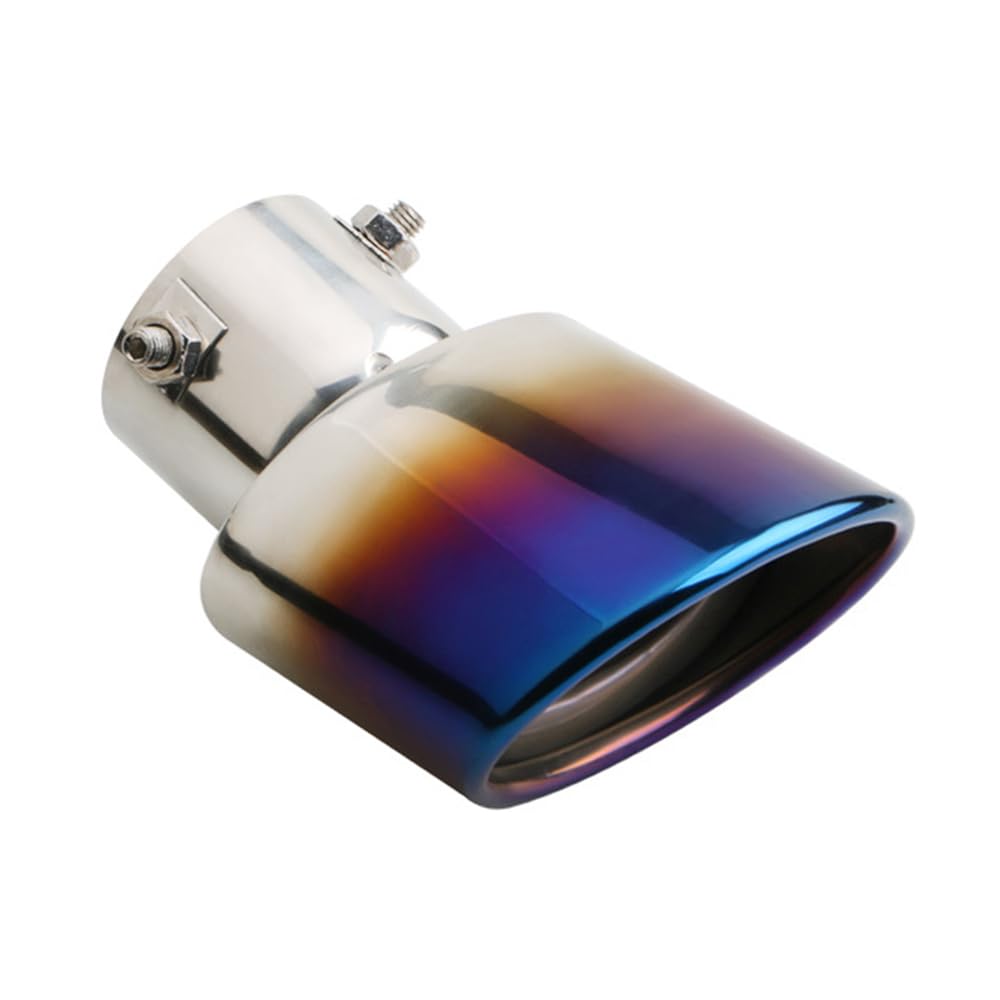 

tpnidaii Насадка глушителя направленного вниз, Выхлопная труба, Насадка выхлопной трубы, Глушитель, Труба Диаметр хвостовика трубы синий