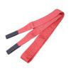 Red Rigging Lifting Strap 5T 11023LB Bearing 4M 13.12FT Length Hoisting Towing Lift Sling for Industrial Crane