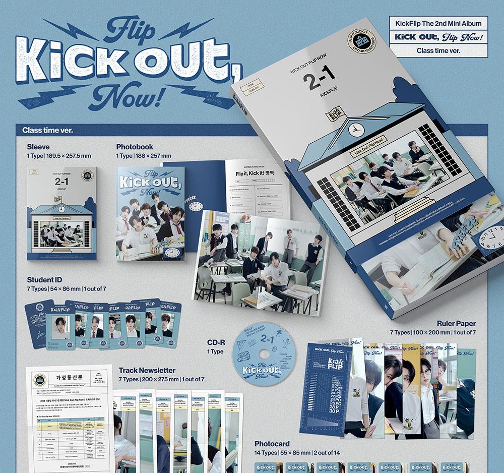 (STANDARD Ver.) KickFlip [KICK OUT, FLIP NOW!] 2nd MINI ALBUM