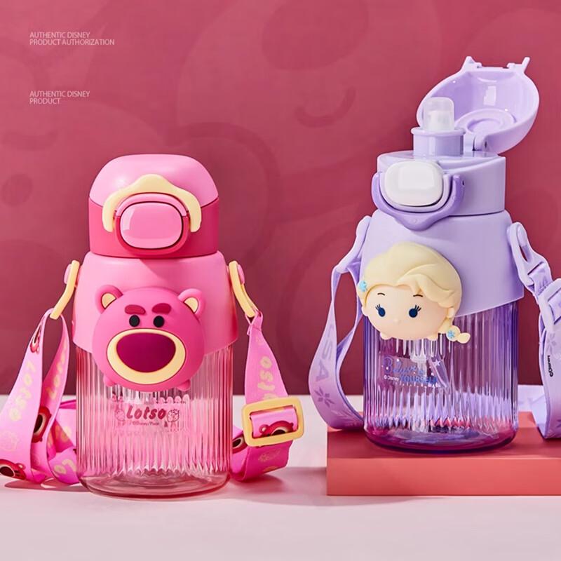 Disney 580ml Portable Straw Water Bottle