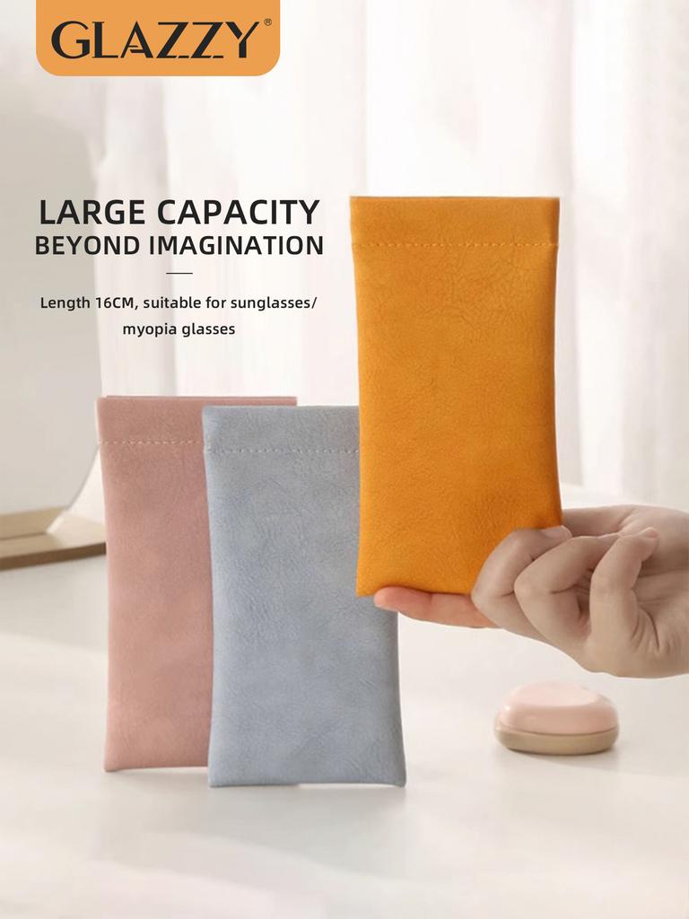 1PC Glasses Bag Sunglasses Unisex Glasses Storage Bag Portable Automatic Magnetic Glasses Bag Eye Bag Fixed Protection