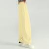 Women's Multi Pocket Drawstring Straight Tube Slimming, Wide Leg Mopping, Solid Color Pants