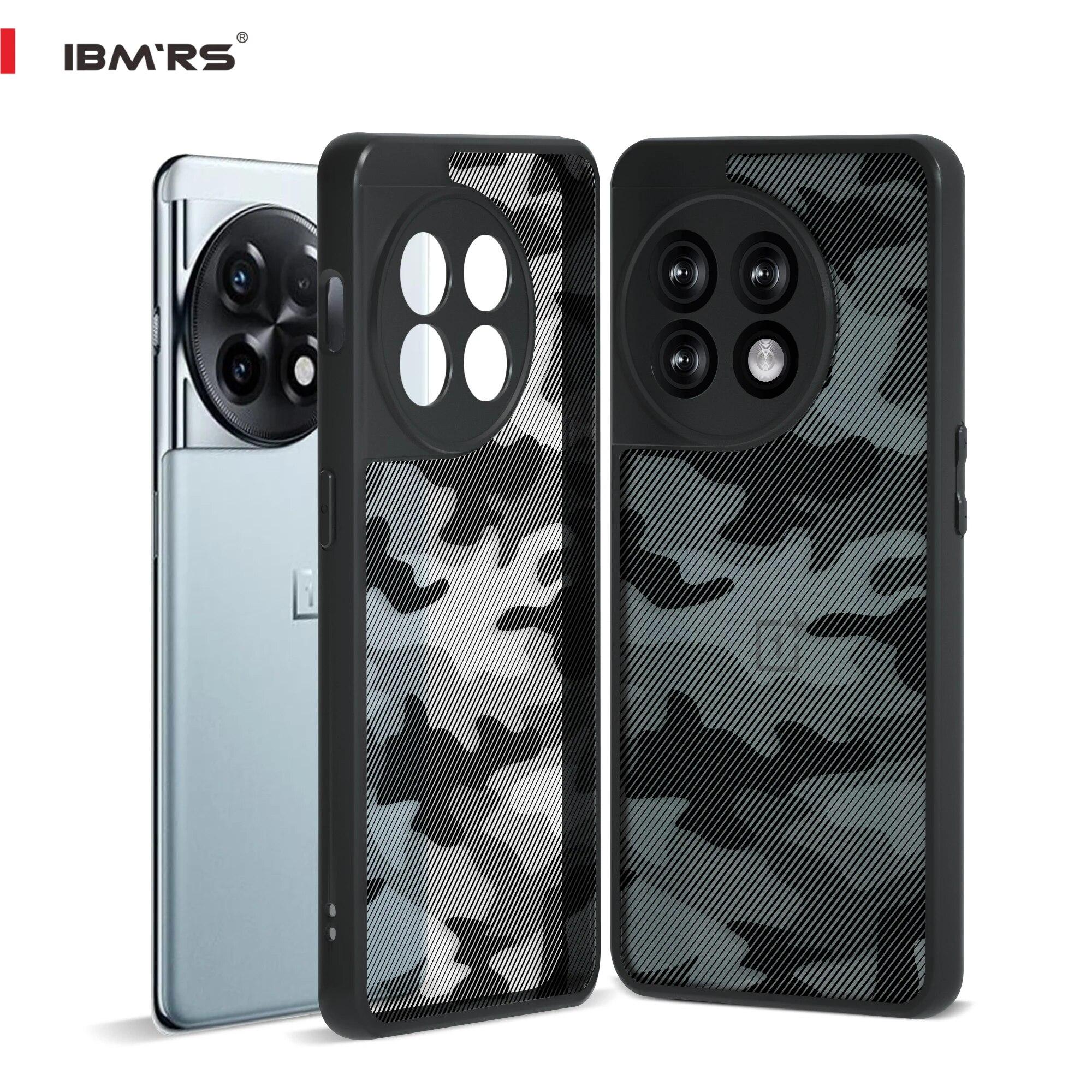 

(В комплекте ремешок на запястье)Чехол IBMRS для OnePlus Ace 2 /11R, камуфляжный прозрачный жесткий чехол с защитой от отпечатков пальцев и защитой от царапин for phone series(6.7 )